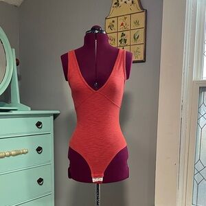 Madewell Coral Bodysuit